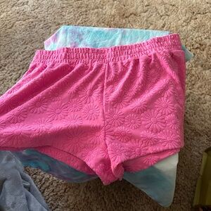 Pink Floral Women's Shorts